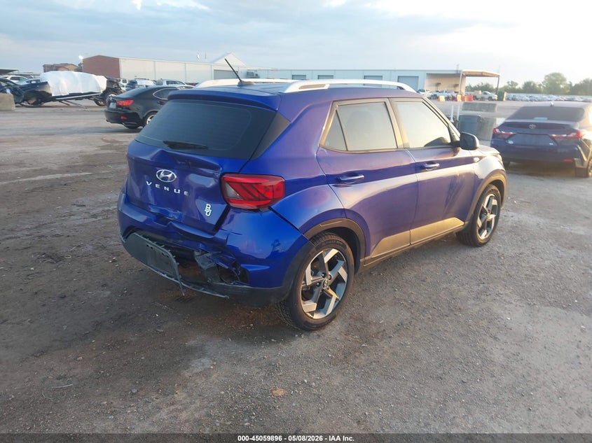 2023 Hyundai Venue VIN KMHRC8A31PU258922 IAAI salvage auction — LEFT REAR, Salvage (Texas), sold $4,800 on 2026-07-29 (photo 4)