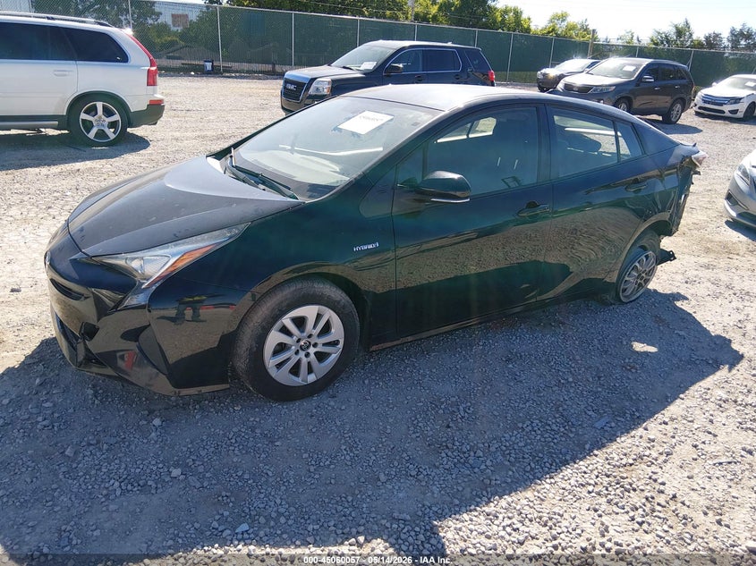 2016 Toyota Prius VIN JTDKBRFU0G3530639 IAAI salvage auction — REAR END, Salvage (Kentucky), sold $1,200 on 2026-07-08 (photo 2)