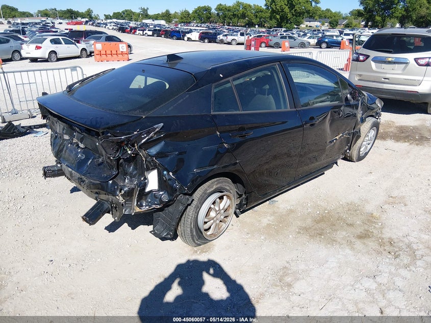2016 Toyota Prius VIN JTDKBRFU0G3530639 IAAI salvage auction — REAR END, Salvage (Kentucky), sold $1,200 on 2026-07-08 (photo 4)