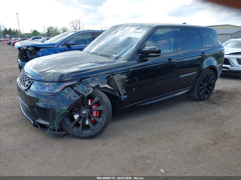 2021 Land rover Range rover sport VIN SALWS2RU3MA758753 IAAI salvage auction — LEFT FRONT, Clear (Michigan), sold $17,400 on 2026-07-09 (photo 2)