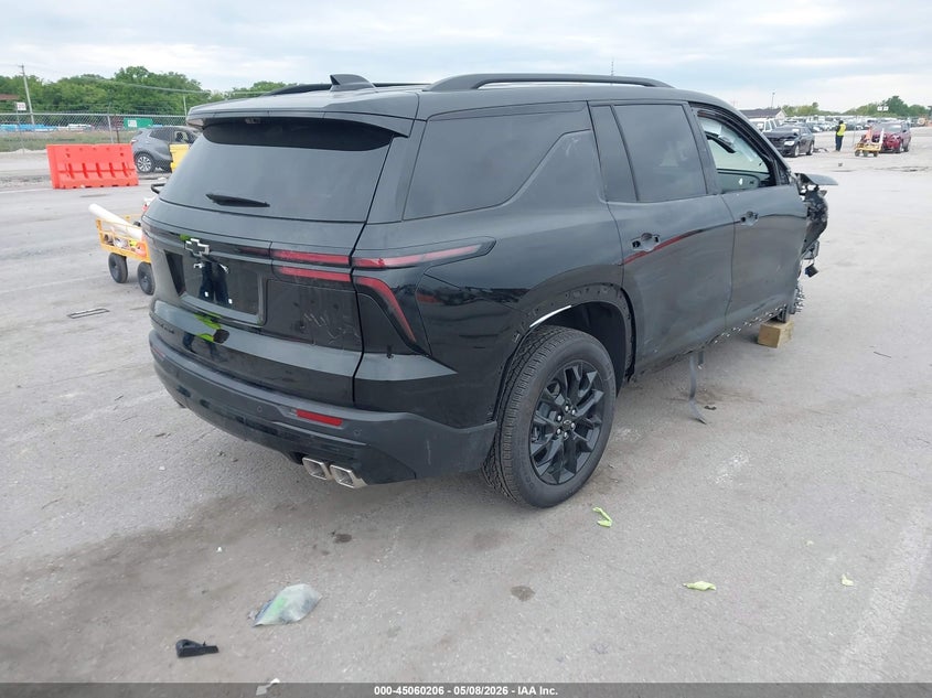 2026 Chevrolet Traverse VIN 1GNEVGKS5TJ312402 IAAI salvage auction — FRONT END, Salvage (Illinois), sold $12,600 on 2026-07-28 (photo 4)