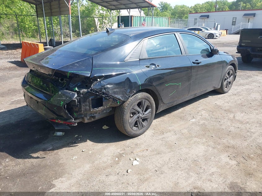 2023 Hyundai Elantra VIN KMHLM4AG1PU533557 IAAI salvage auction — REAR END, Salvage - Greater Than 75% (Maryland), sold $2,700 on 2026-07-28 (photo 4)