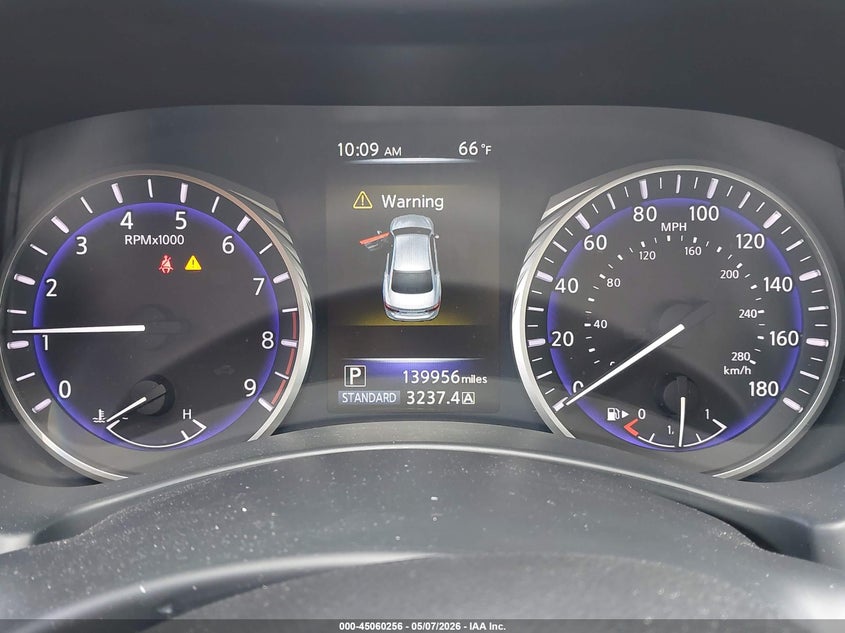 2014 Infiniti Q50 VIN JN1BV7AP2EM683045 IAAI salvage auction — FRONT END, Salvage (Texas), sold $1,700 on 2026-07-14 (photo 7)