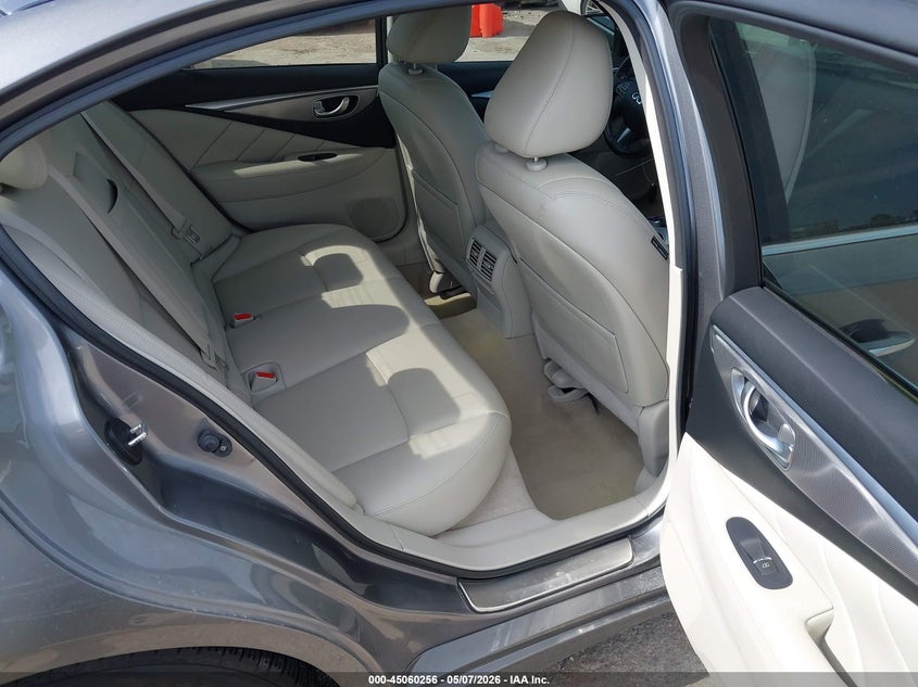 2014 Infiniti Q50 VIN JN1BV7AP2EM683045 IAAI salvage auction — FRONT END, Salvage (Texas), sold $1,700 on 2026-07-14 (photo 8)