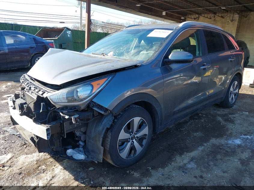 2017 Kia Niro VIN KNDCB3LC5H5049692 IAAI salvage auction — FRONT END, Salvage (Florida), sold $550 on 2026-07-21 (photo 2)