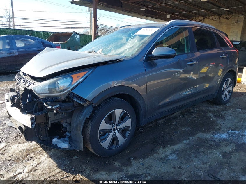 2017 Kia Niro VIN KNDCB3LC5H5049692 IAAI salvage auction — FRONT END, Salvage (Florida), sold $550 on 2026-07-21 (photo 6)