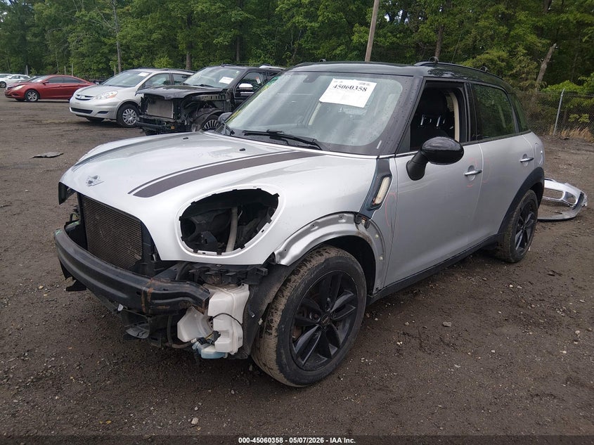 2013 Mini Countryman VIN WMWZC3C50DWM28397 IAAI salvage auction — FRONT END, Salvage - Greater Than 75% (Maryland), sold $550 on 2026-07-22 (photo 2)