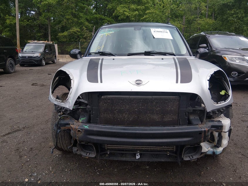 2013 Mini Countryman VIN WMWZC3C50DWM28397 IAAI salvage auction — FRONT END, Salvage - Greater Than 75% (Maryland), sold $550 on 2026-07-22 (photo 6)
