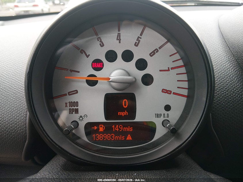 2013 Mini Countryman VIN WMWZC3C50DWM28397 IAAI salvage auction — FRONT END, Salvage - Greater Than 75% (Maryland), sold $550 on 2026-07-22 (photo 7)