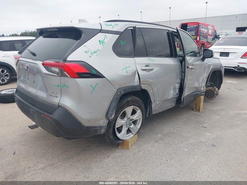 2021 Toyota Rav 4 VIN 2T3RWRFV6MW112896 IAAI salvage auction — RIGHT SIDE, Salvage (Texas), sold $7,850 on 2026-07-09 (photo 4)