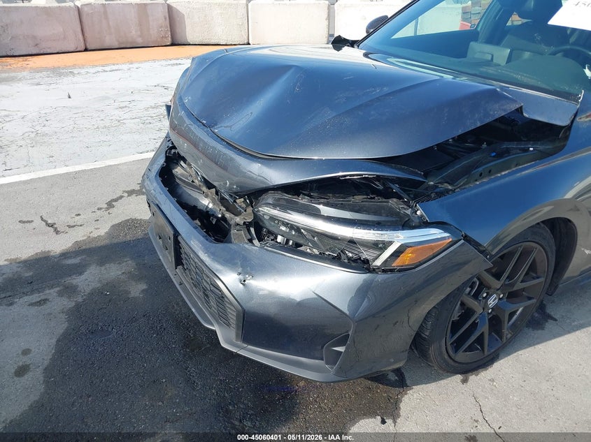 2025 Honda Civic VIN 19XFL2H87SE026810 IAAI salvage auction — FRONT & REAR, Salvage (California), sold $7,100 on 2026-07-19 (photo 6)
