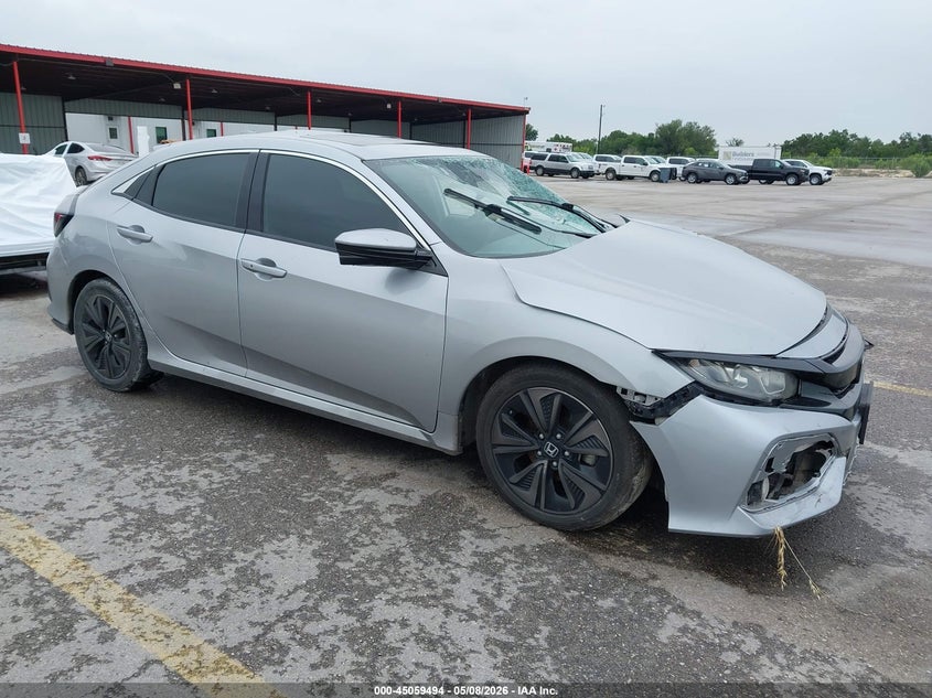 2018 Honda Civic VIN SHHFK7H59JU235110 IAAI salvage auction — LEFT SIDE, Salvage Title, sold $700 on 2026-07-23 (photo 1)