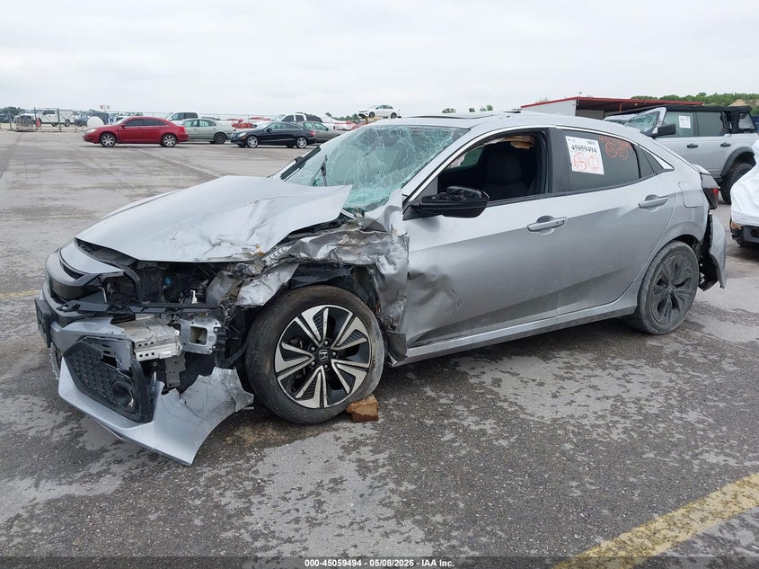 2018 Honda Civic VIN SHHFK7H59JU235110 IAAI salvage auction — LEFT SIDE, Salvage Title, sold $700 on 2026-07-23 (photo 2)