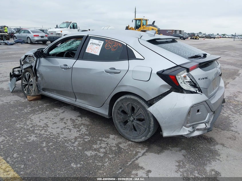 2018 Honda Civic VIN SHHFK7H59JU235110 IAAI salvage auction — LEFT SIDE, Salvage Title, sold $700 on 2026-07-23 (photo 3)