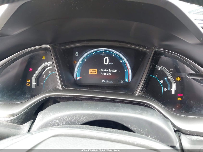 2018 Honda Civic VIN SHHFK7H59JU235110 IAAI salvage auction — LEFT SIDE, Salvage Title, sold $700 on 2026-07-23 (photo 7)