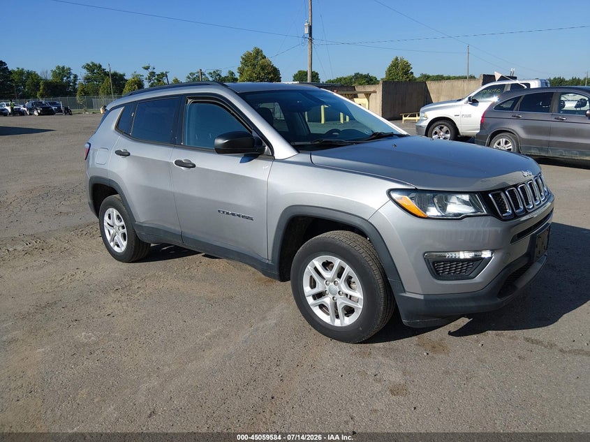 2018 Jeep Compass VIN 3C4NJDAB9JT334378 IAAI salvage auction — NORMAL WEAR, SF97 (Virginia), sold $10,775 on 2026-07-22 (photo 1)