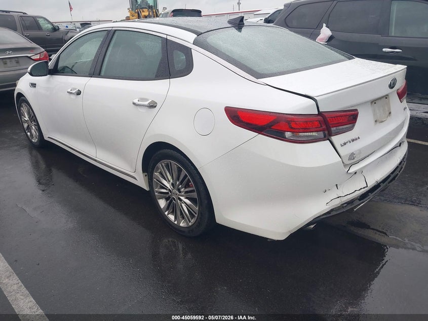 2016 Kia Optima VIN 5XXGV4L21GG111900 IAAI salvage auction — FRONT END, Salvage (North Carolina), sold $2,300 on 2026-07-15 (photo 3)