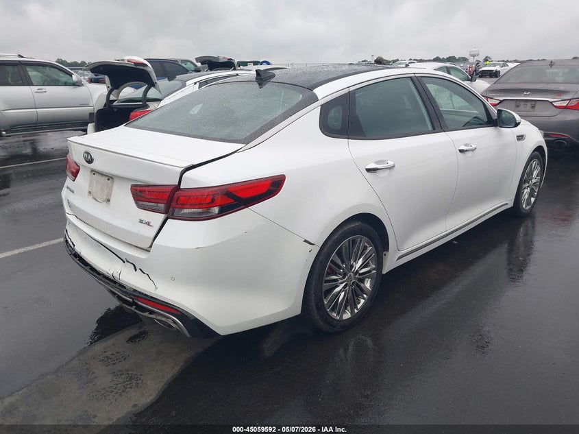 2016 Kia Optima VIN 5XXGV4L21GG111900 IAAI salvage auction — FRONT END, Salvage (North Carolina), sold $2,300 on 2026-07-15 (photo 4)