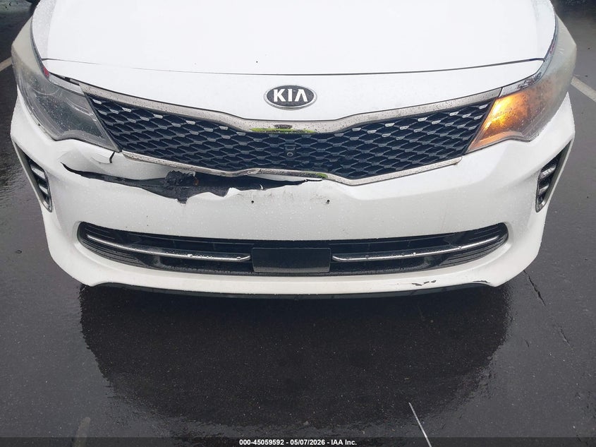 2016 Kia Optima VIN 5XXGV4L21GG111900 IAAI salvage auction — FRONT END, Salvage (North Carolina), sold $2,300 on 2026-07-15 (photo 6)
