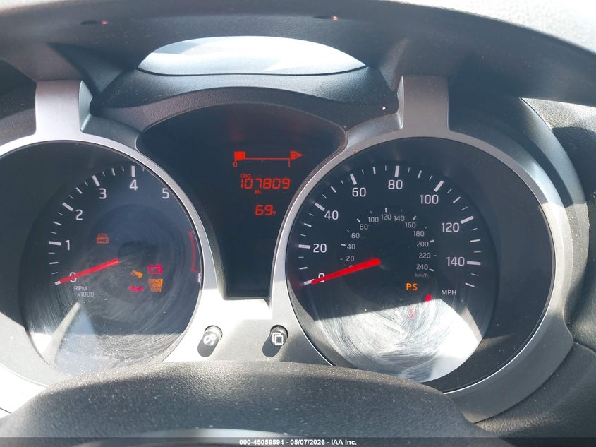 2016 Nissan Juke VIN JN8AF5MR8GT601100 IAAI salvage auction — REAR END, Clear (Oklahoma), sold $600 on 2026-07-14 (photo 7)