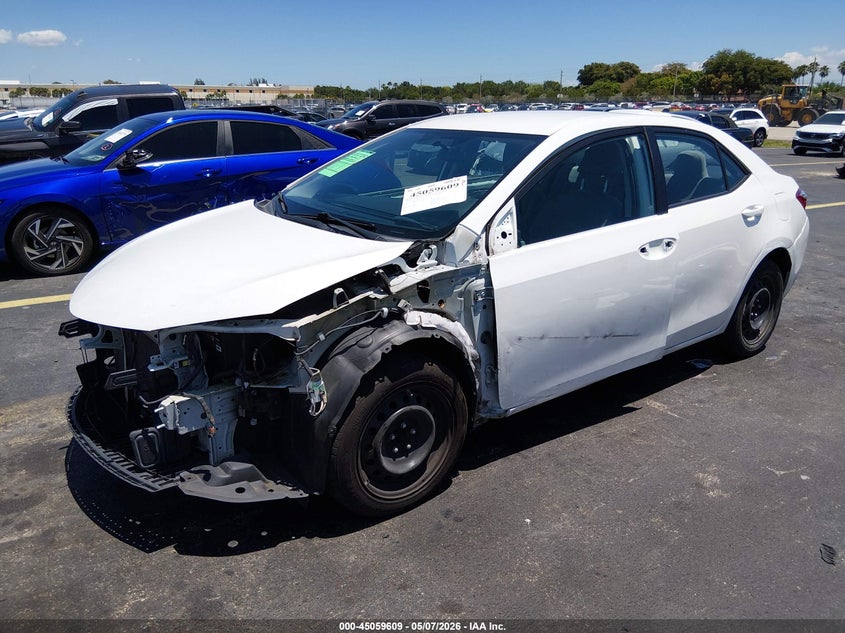 2016 Toyota Corolla VIN 5YFBURHE8GP547356 IAAI salvage auction — FRONT END, Rebuildable (Florida), sold $2,500 on 2026-07-23 (photo 2)