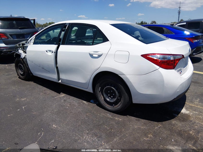 2016 Toyota Corolla VIN 5YFBURHE8GP547356 IAAI salvage auction — FRONT END, Rebuildable (Florida), sold $2,500 on 2026-07-23 (photo 3)
