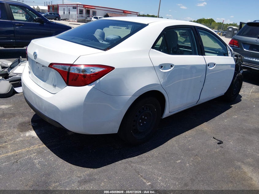 2016 Toyota Corolla VIN 5YFBURHE8GP547356 IAAI salvage auction — FRONT END, Rebuildable (Florida), sold $2,500 on 2026-07-23 (photo 4)