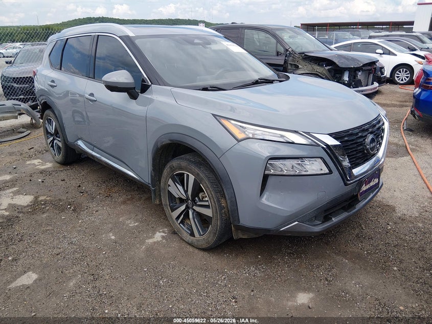 2022 Nissan Rogue VIN 5N1BT3CA5NC698659 IAAI salvage auction — LEFT REAR, Clear (Oklahoma), sold $8,400 on 2026-07-28 (photo 1)