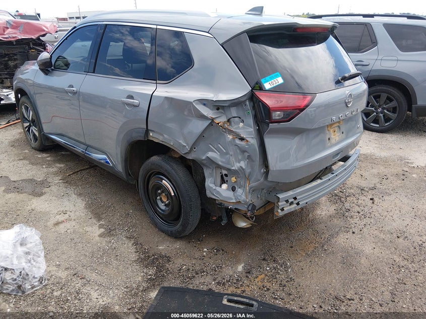 2022 Nissan Rogue VIN 5N1BT3CA5NC698659 IAAI salvage auction — LEFT REAR, Clear (Oklahoma), sold $8,400 on 2026-07-28 (photo 6)