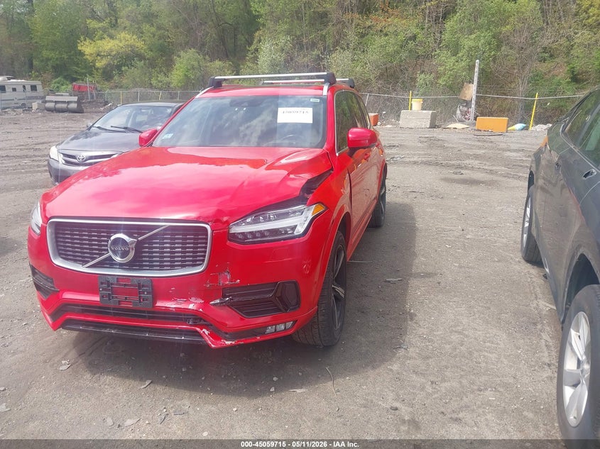 2017 Volvo Xc90 VIN YV4A22PM6H1162558 IAAI salvage auction — FRONT END, Salvage (Massachusetts), sold $10,075 on 2026-07-28 (photo 2)