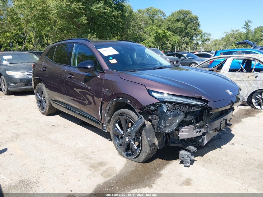 2025 Buick Envision VIN LRBFZLE48SD036915 IAAI salvage auction — LEFT & RIGHT, Salvage (Missouri), sold $5,050 on 2026-07-15 (photo 1)