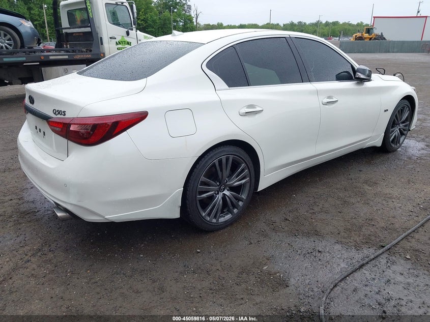 2020 Infiniti Q50 VIN JN1EV7AR9LM256019 IAAI salvage auction — THEFT, Salvage - 75% Or Less (Maryland), sold $8,800 on 2026-07-16 (photo 4)