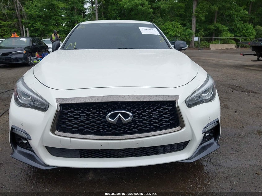 2020 Infiniti Q50 VIN JN1EV7AR9LM256019 IAAI salvage auction — THEFT, Salvage - 75% Or Less (Maryland), sold $8,800 on 2026-07-16 (photo 6)