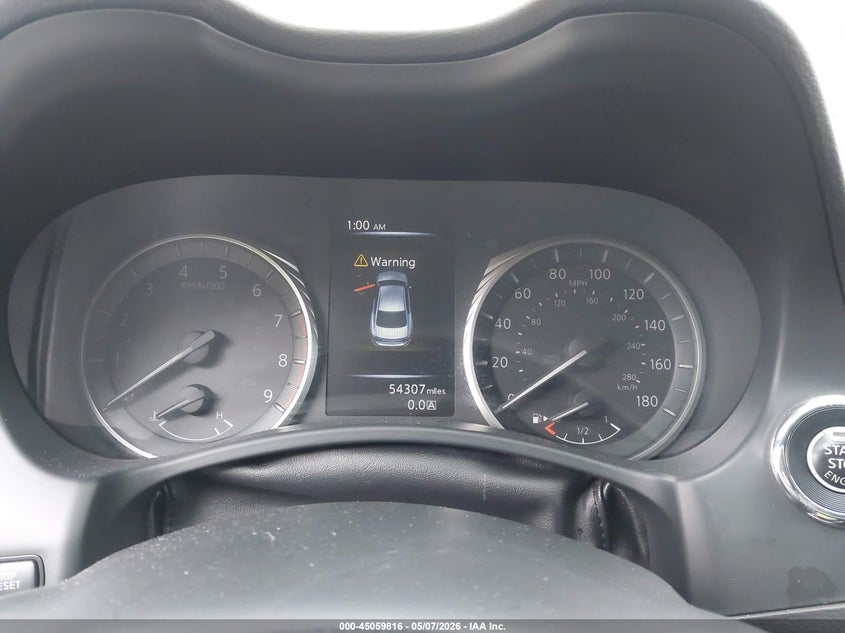 2020 Infiniti Q50 VIN JN1EV7AR9LM256019 IAAI salvage auction — THEFT, Salvage - 75% Or Less (Maryland), sold $8,800 on 2026-07-16 (photo 7)