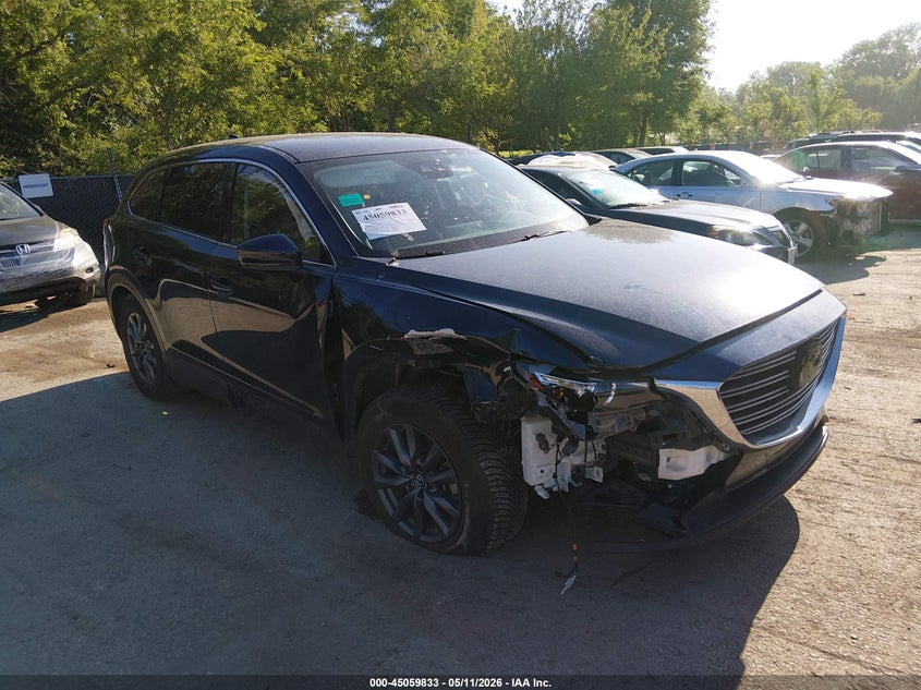 2021 Mazda Cx-9 VIN JM3TCBCY2M0542165 IAAI salvage auction — FRONT END, Salvage (Kansas), sold $3,550 on 2026-07-22 (photo 1)
