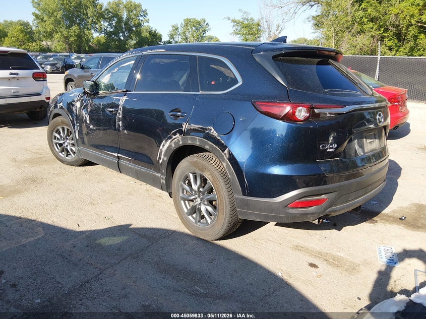 2021 Mazda Cx-9 VIN JM3TCBCY2M0542165 IAAI salvage auction — FRONT END, Salvage (Kansas), sold $3,550 on 2026-07-22 (photo 3)