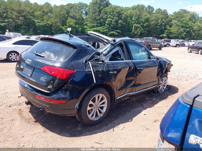 2015 Audi Q5 VIN WA1CFAFP7FA077032 IAAI salvage auction — LEFT & RIGHT, Salvage (Alabama), sold $25 on 2026-07-08 (photo 4)