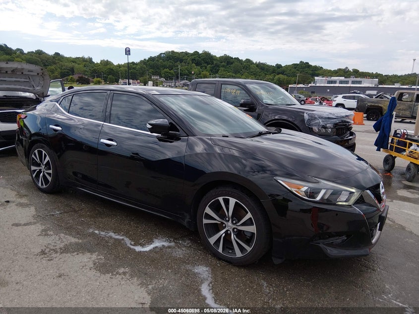 2018 Nissan Maxima VIN 1N4AA6AP1JC402115 IAAI salvage auction — LEFT REAR, Salvage (Illinois), sold $2,800 on 2026-07-18 (photo 1)