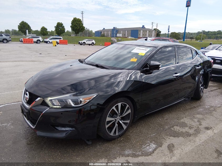 2018 Nissan Maxima VIN 1N4AA6AP1JC402115 IAAI salvage auction — LEFT REAR, Salvage (Illinois), sold $2,800 on 2026-07-18 (photo 2)
