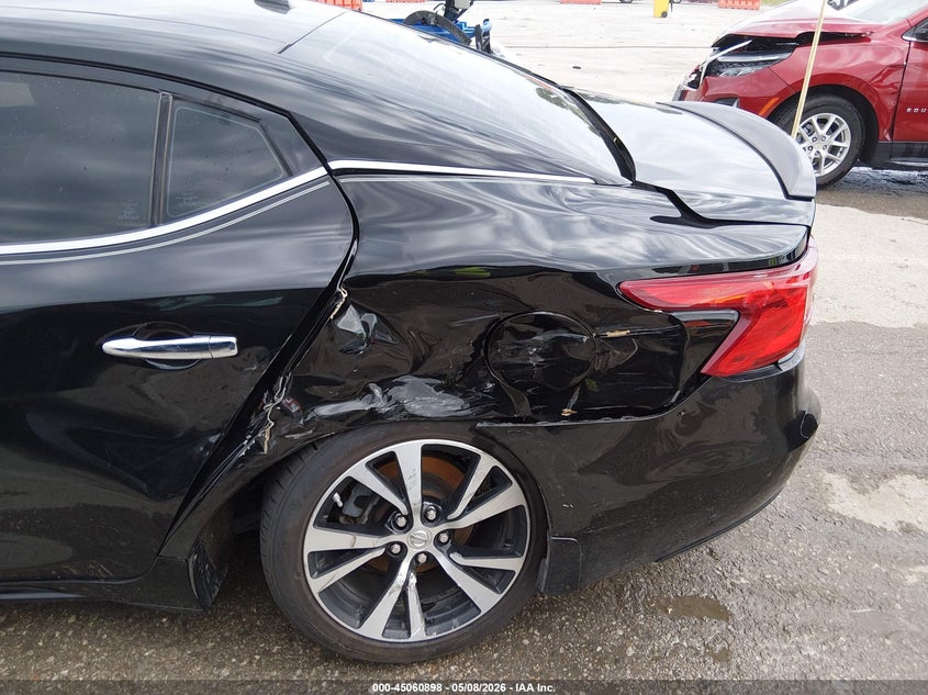 2018 Nissan Maxima VIN 1N4AA6AP1JC402115 IAAI salvage auction — LEFT REAR, Salvage (Illinois), sold $2,800 on 2026-07-18 (photo 6)