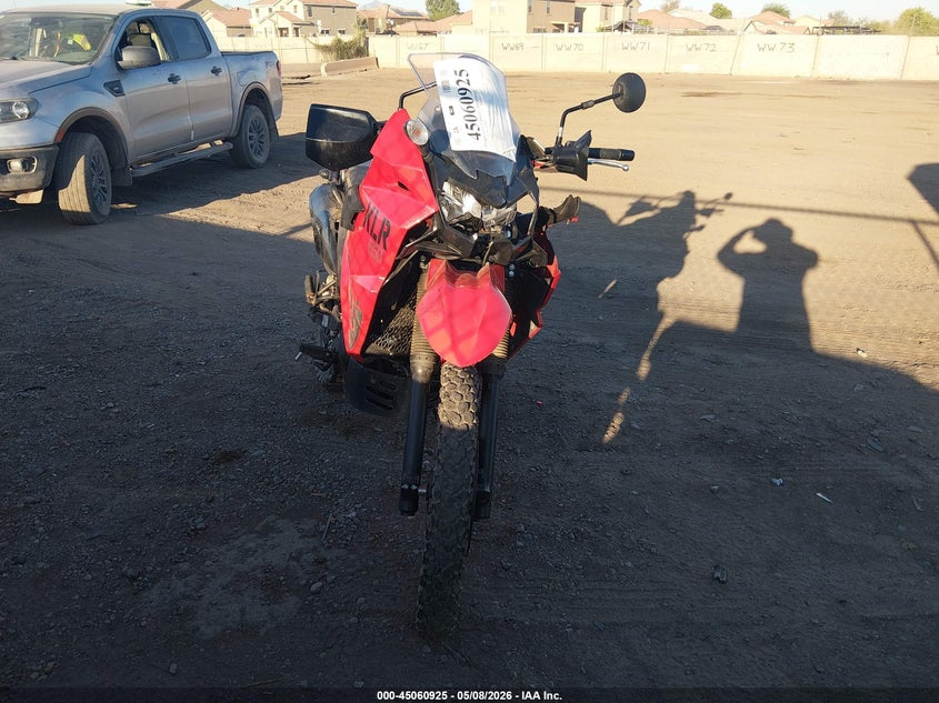 2024 Kawasaki Klr 650 VIN ML5KLEG16RDA34507 IAAI salvage auction — FRONT END, Salvage (Arizona), sold $1,750 on 2026-07-22 (photo 5)