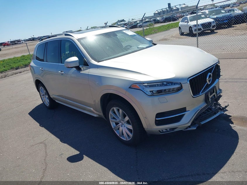 2017 Volvo Xc90 VIN YV4A22PK3H1169272 IAAI salvage auction — LEFT FRONT, Salvage (Minnesota), sold $4,050 on 2026-07-06 (photo 1)