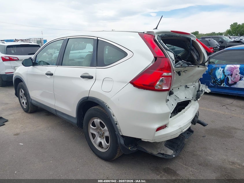 2015 Honda Cr-v VIN 5J6RM3H32FL011319 IAAI salvage auction — REAR END, Salvage (Utah), sold $3,650 on 2026-07-09 (photo 3)