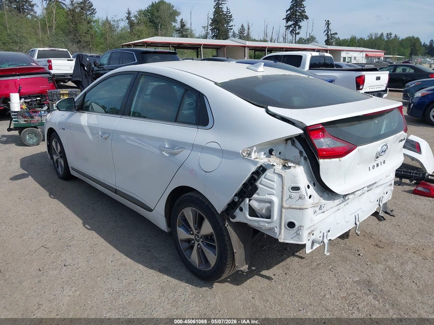 2019 Hyundai Ioniq VIN KMHC75LD8KU174748 IAAI salvage auction — REAR END, Bill Of Sale (Washington), sold $5,100 on 2026-07-15 (photo 3)
