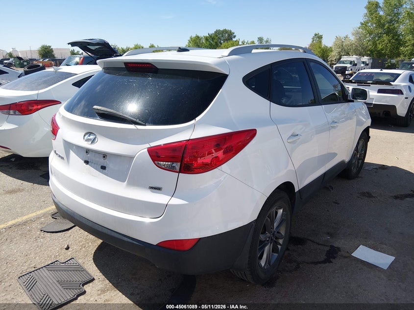 2014 Hyundai Tucson VIN KM8JUCAG1EU802476 IAAI salvage auction — FRONT END, Salvage (Colorado), sold $425 on 2026-07-28 (photo 4)