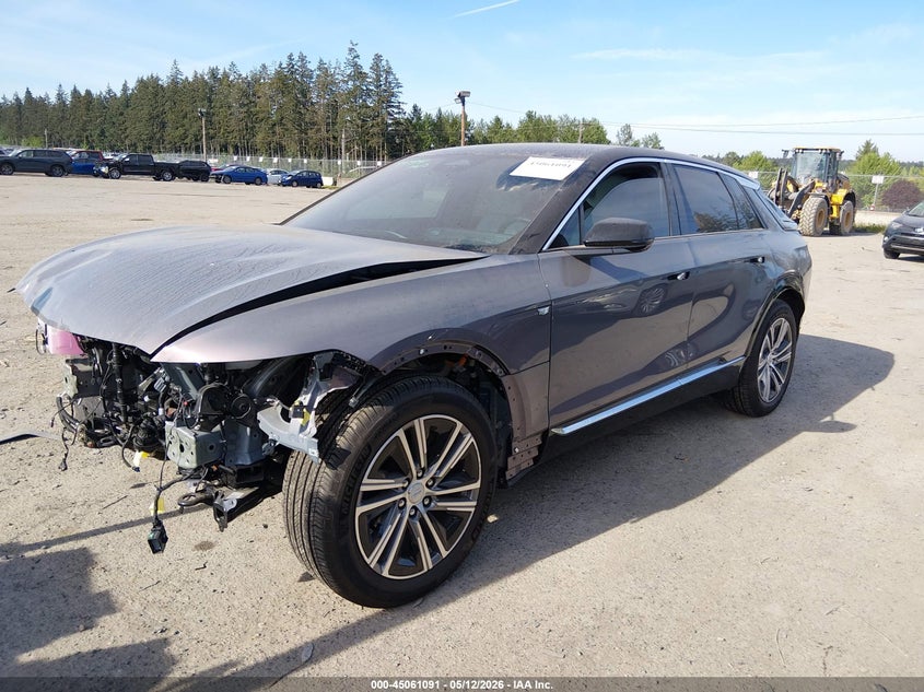 2025 Cadillac Lyriq VIN 1GYKPRRL0SZ300877 IAAI salvage auction — FRONT END, Bill Of Sale (Washington), sold $21,000 on 2026-07-09 (photo 2)