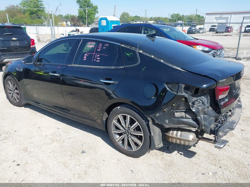 2019 Kia Optima VIN 5XXGU4L11KG372799 IAAI salvage auction — REAR END, Salvage (Indiana), sold $3,475 on 2026-07-07 (photo 3)