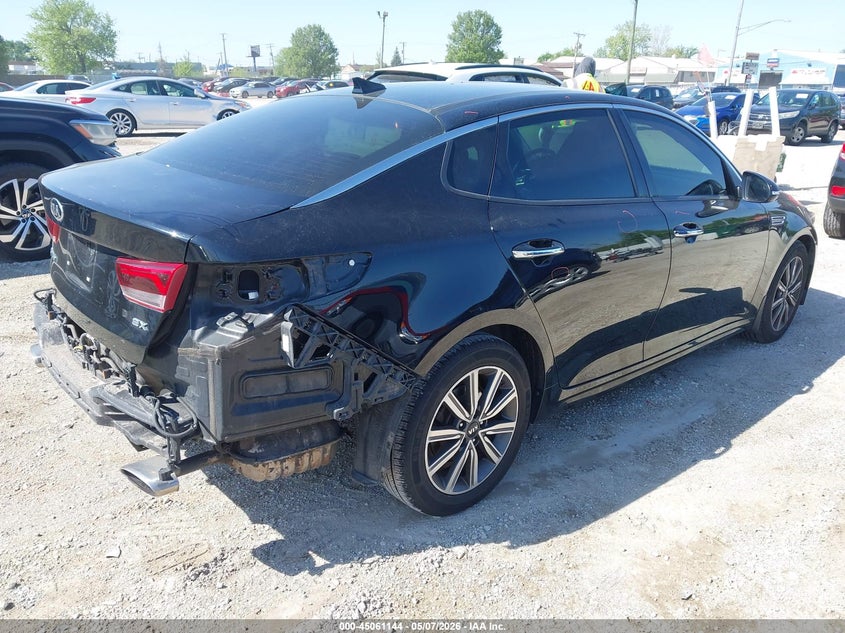 2019 Kia Optima VIN 5XXGU4L11KG372799 IAAI salvage auction — REAR END, Salvage (Indiana), sold $3,475 on 2026-07-07 (photo 4)