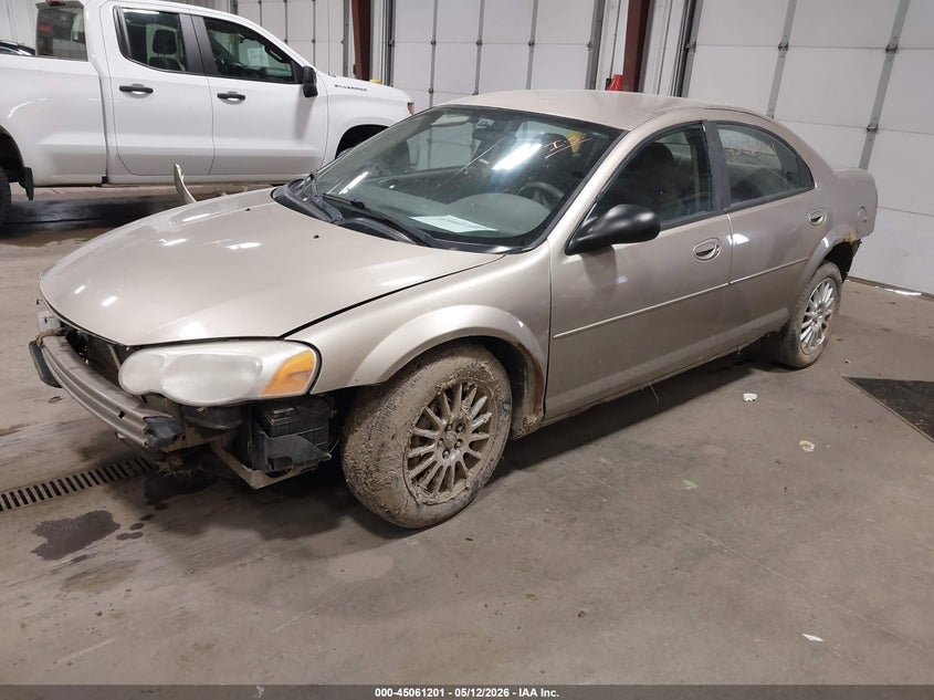 2004 Chrysler Sebring VIN 1C3EL46X84N273676 IAAI salvage auction — FRONT & REAR, Salvage (North Dakota), sold $300 on 2026-07-09 (photo 2)