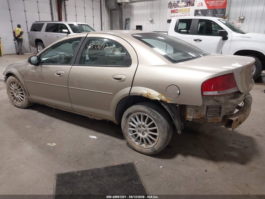 2004 Chrysler Sebring VIN 1C3EL46X84N273676 IAAI salvage auction — FRONT & REAR, Salvage (North Dakota), sold $300 on 2026-07-09 (photo 3)